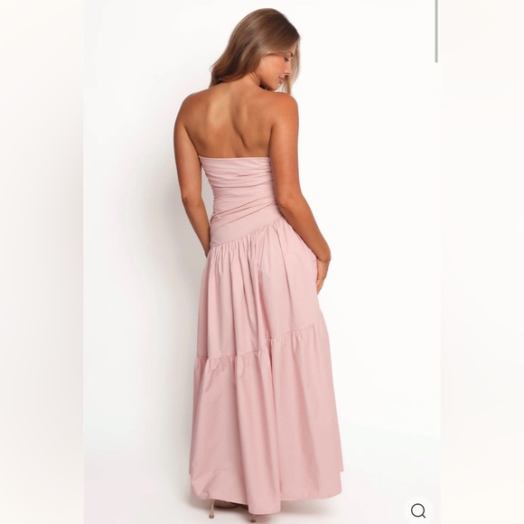 NWOT PETAL & PUP Blanche Strapless Maxi Dress In Orchid Size L - Picture 5 of 12